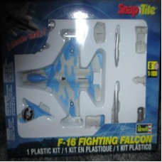 #1389 Revell Snap-Tite F-16 Fighting Falcon 1/100 Scale Plastic Model Kit,Needs Assembly   